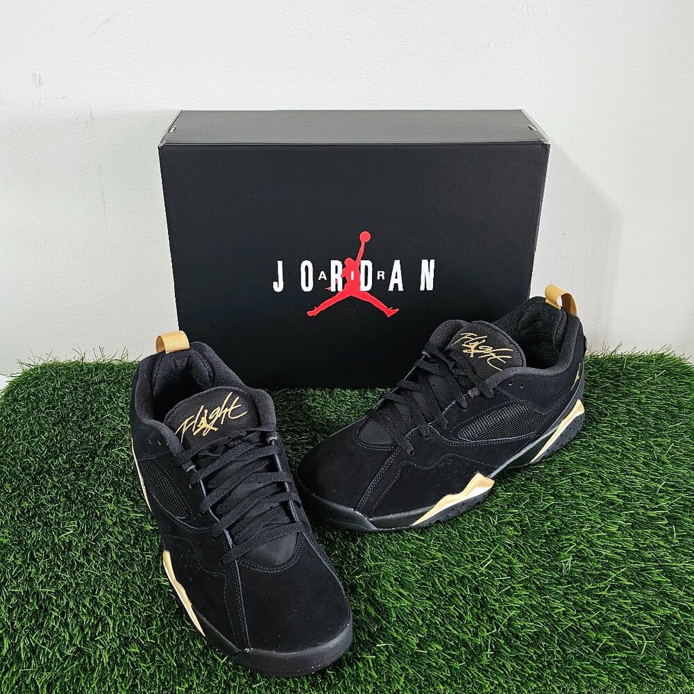 Air Jordan MVP 92 - Men's Shoes Size 12 - Black/Sail/Metallic Gold - HQ3950 007